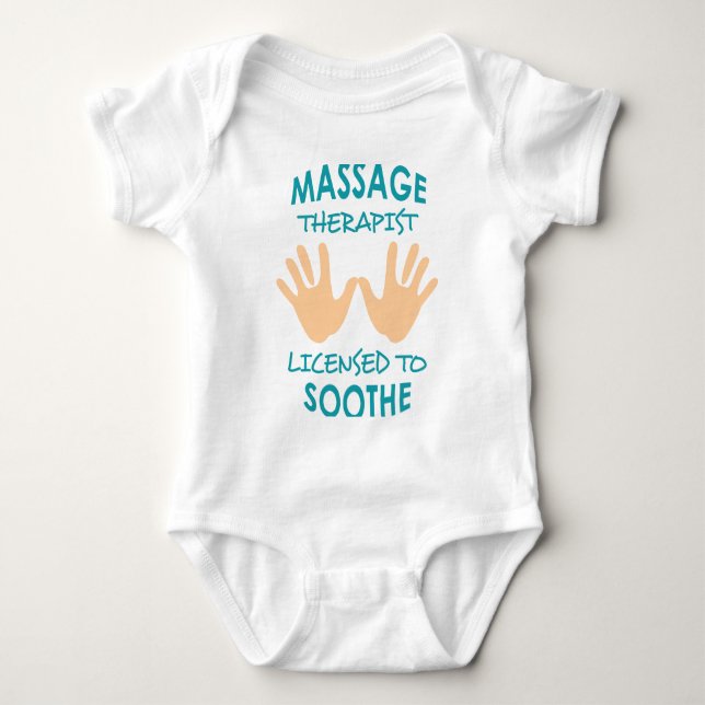 Massage Therapist T Shirt (Framsida)