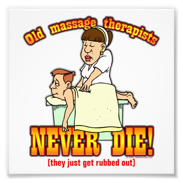 Massage Therapists Fototryck (Framsidan)