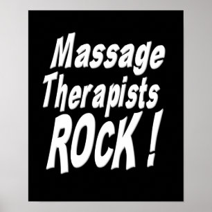 Massage Therapists Sten! Poster utskrift