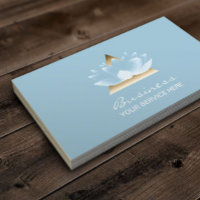 Massage Therapy Elegant Blue Lotus Blommigt Spa