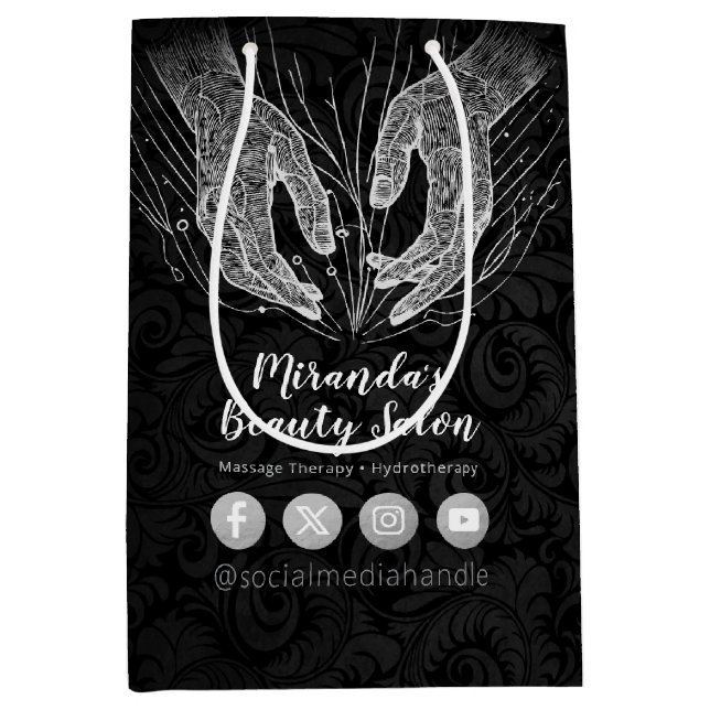 Massage Therapy Healing Händer Energy Spa Hälsa (Framsidan)