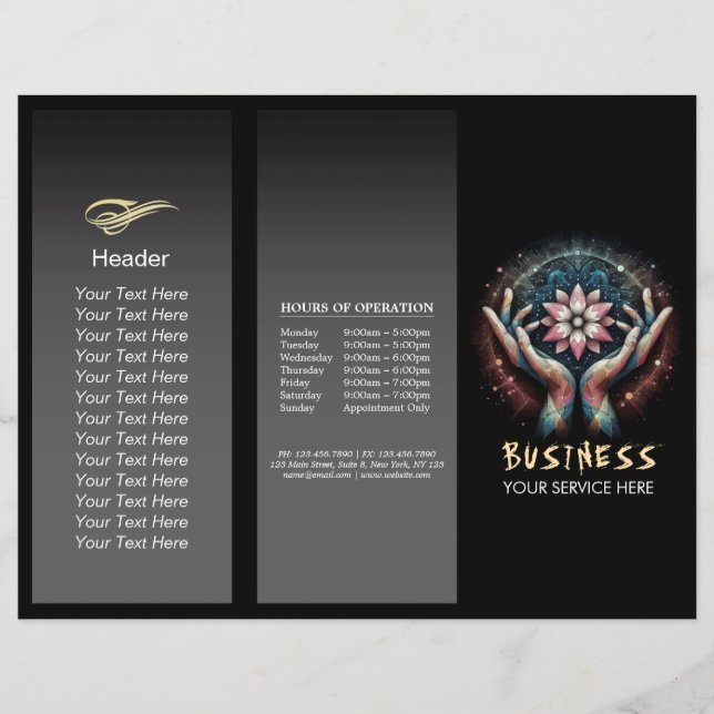 Massage Therapy Healing Händer Energy Spa Hälsa (Framsida)