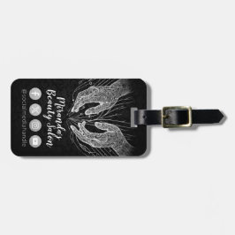 Massage Therapy Healing Händer Energy Spa Hälsa Bagagebricka