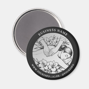 Massage Therapy Healing Händer Energy Spa Hälsa Magnet