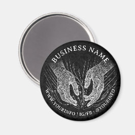 Massage Therapy Healing Händer Energy Spa Hälsa Magnet