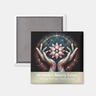 Massage Therapy Healing Händer Energy Spa Hälsa Magnet