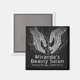 Massage Therapy Healing Händer Energy Spa Hälsa Magnet