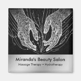 Massage Therapy Healing Händer Energy Spa Hälsa Magnet