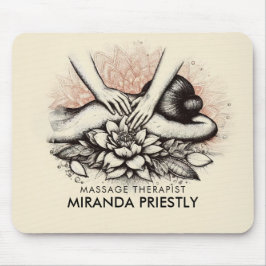 Massage Therapy Healing Händer Energy Spa Hälsa Musmatta