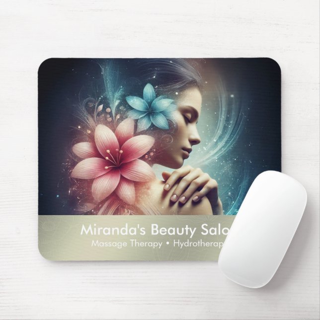 Massage Therapy Healing Händer Energy Spa Hälsa Musmatta (Med mus)