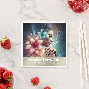 Massage Therapy Healing Händer Energy Spa Hälsa Pappersservett