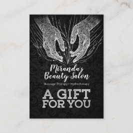 Massage Therapy Healing Händer Energy Spa Hälsa Rabattkort