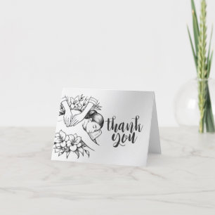 Massage Therapy Healing Händer Energy Spa Hälsa Tack Kort