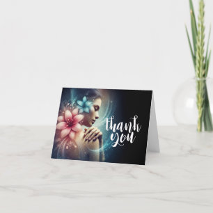 Massage Therapy Healing Händer Energy Spa Hälsa Tack Kort