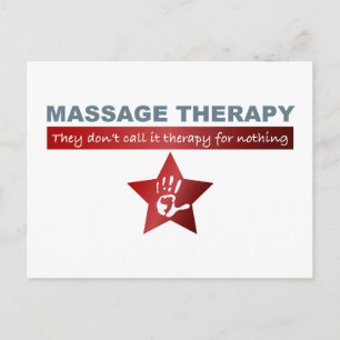Massage Therapy in Ruby Red Vykort