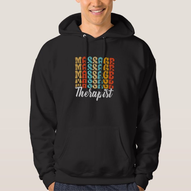 Massage Therapy LMT Masseuse Fysiskt Th Hoodie (Framsida)