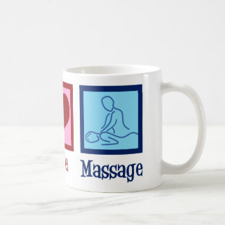 Massage Therapy Peace Kärlek Kaffemugg