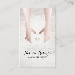Massage Therapy Reiki Energy Healing SPA Visitkort