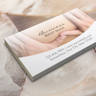 Massage Therapy Salon SPA Möte Tidsbeställning Kort