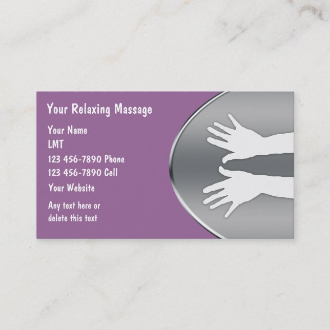 Massage Visitkort (Framsida)