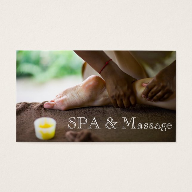 Massage Visitkort (Framsidan)