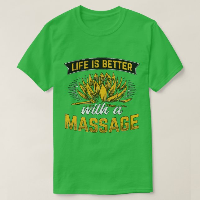 Massagebehandling höjer livskvalitet 1 t shirt (Design framsida)