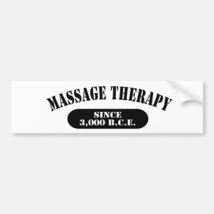 Massagebehandling sedan 3 000 B.C.E. Bildekal