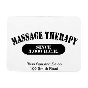 Massagebehandling sedan 3 000 B.C.E. Magnet