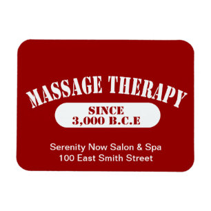 Massagebehandling sedan 3 000 B.C.E. Magnet