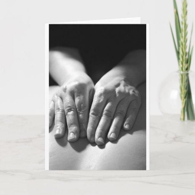 Massagehänder Kort (Framsida)