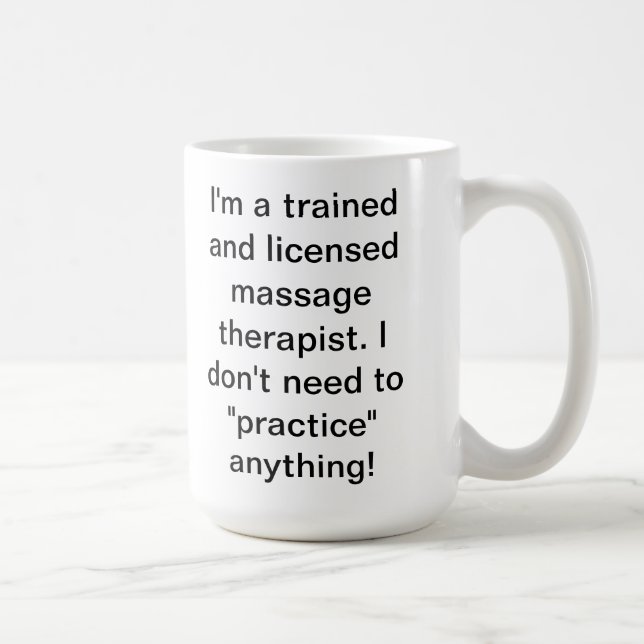 Massagehumor Kaffemugg (Höger)