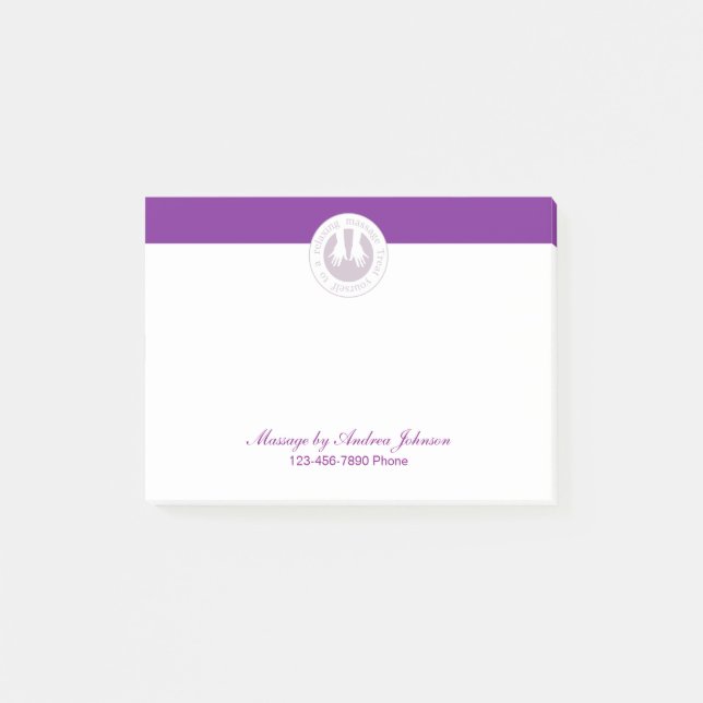 Massagetema Post-it Block (Framsida)