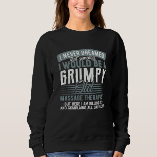 Massageterapeut Grinig Och Gammal T Shirt