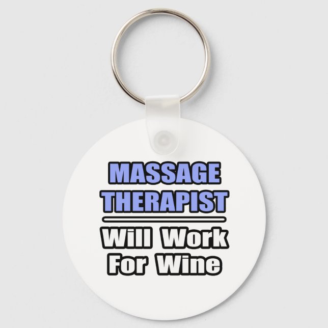 Massageterapeut.. kommer att arbeta för Vin Nyckelring (Framsida)