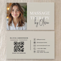 Massageterapeut QR-kod Foto