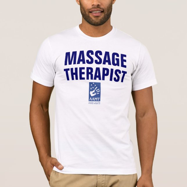 Massageterapeut T-shirt (Framsida)