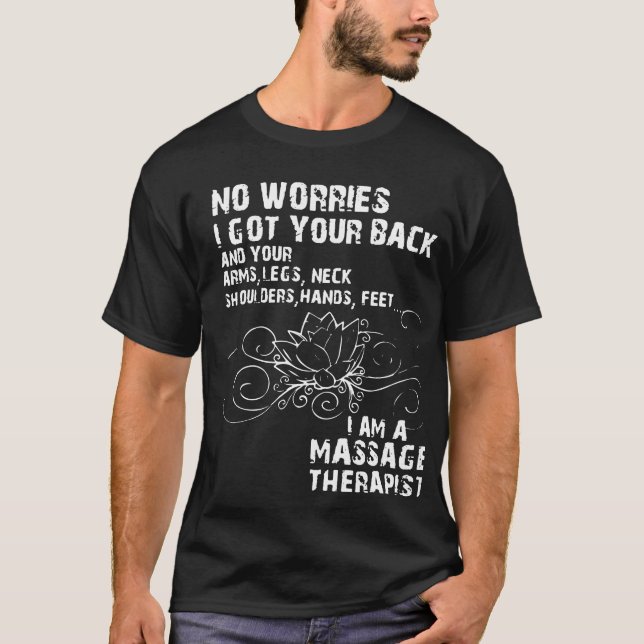 MASSAGETERAPEUT T SHIRT (Framsida)