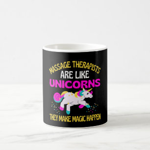 Massageterapeut Unicorn, Magic Unicorn Physio Kaffemugg