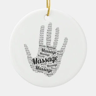 Massageterapeutgåvor Julgransprydnad Keramik