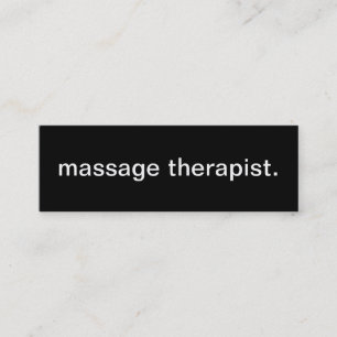 Massageterapeutvisitkort Mini Visitkort