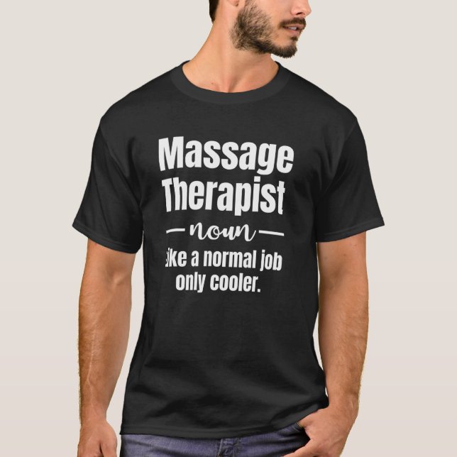 Massageterapi Definition massage Therapy_2 T Shirt (Framsida)