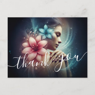 Massageterapi Helande händer Energispan Wellness Vykort