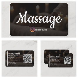 Massageterapi Mallar Massageterapeuter Visitkort