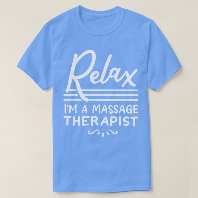Massageterapi Massage Therapist behandling 1 T Shirt (Design framsida)