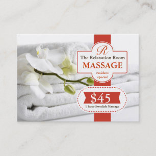 Massageterapikupong Rabattkort