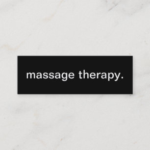 Massageterapivisitkort Mini Visitkort