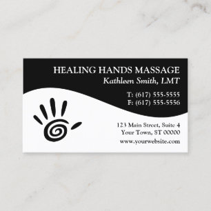 Massageterapivisitkortar Visitkort