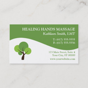 Massageterapivisitkortar Visitkort