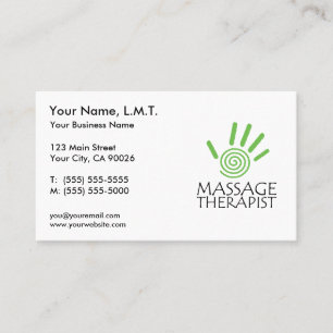 Massageterapivisitkortar Visitkort