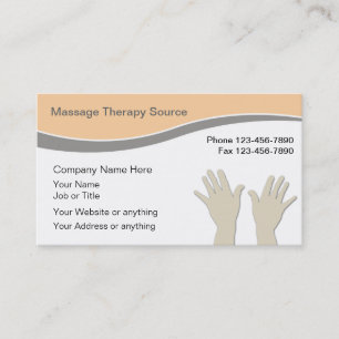 Massageterapivisitkortar Visitkort